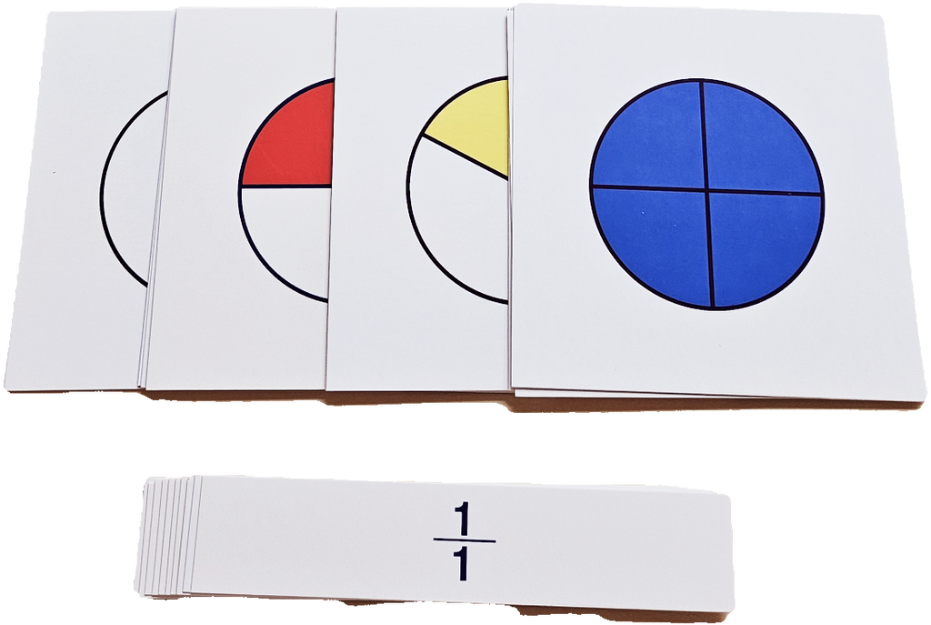 Cards for Large Wooden Fraction Skittles