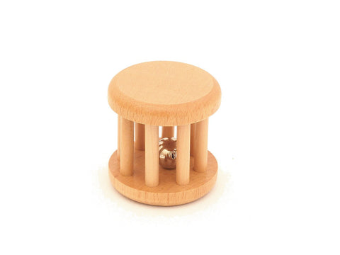 PinkMontesori Natural Baby Toy - Small Bell - Pink Montessori Montessori Material for sale @ pinkmontessori.com - 1