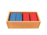 PinkMontesori Little Red and Blue Sandpaper Letters in Boxes - Pink Montessori Montessori Material for sale @ pinkmontessori.com - 2