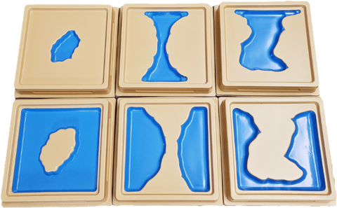 Land and Water Form Trays : Set 1