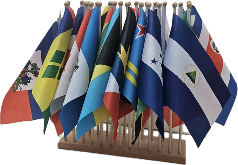 North America Flag Stand