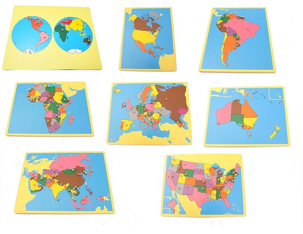Board Map Package 1 - Set of 8 Small Board Maps (USA)