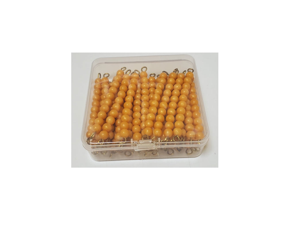 45 Golden Bead Bars of Ten with Box