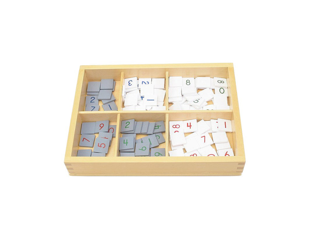 Montessori Material Number Tiles for Checker Board – Pink Montessori