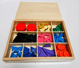 Basic Wooden Grammar Symbols with Box