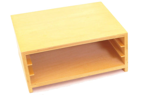 PinkMontesori Cabinet for 3 Puzzles - Pink Montessori Montessori Material for sale @ pinkmontessori.com