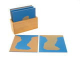 PinkMontesori Land Form Sandpaper Boards - Pink Montessori Montessori Material for sale @ pinkmontessori.com - 2