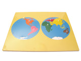 PinkMontesori Large Puzzle Map Package 1 (with USA) - Set of 8 Large Puzzle Maps - Pink Montessori Montessori Material for sale @ pinkmontessori.com - 2