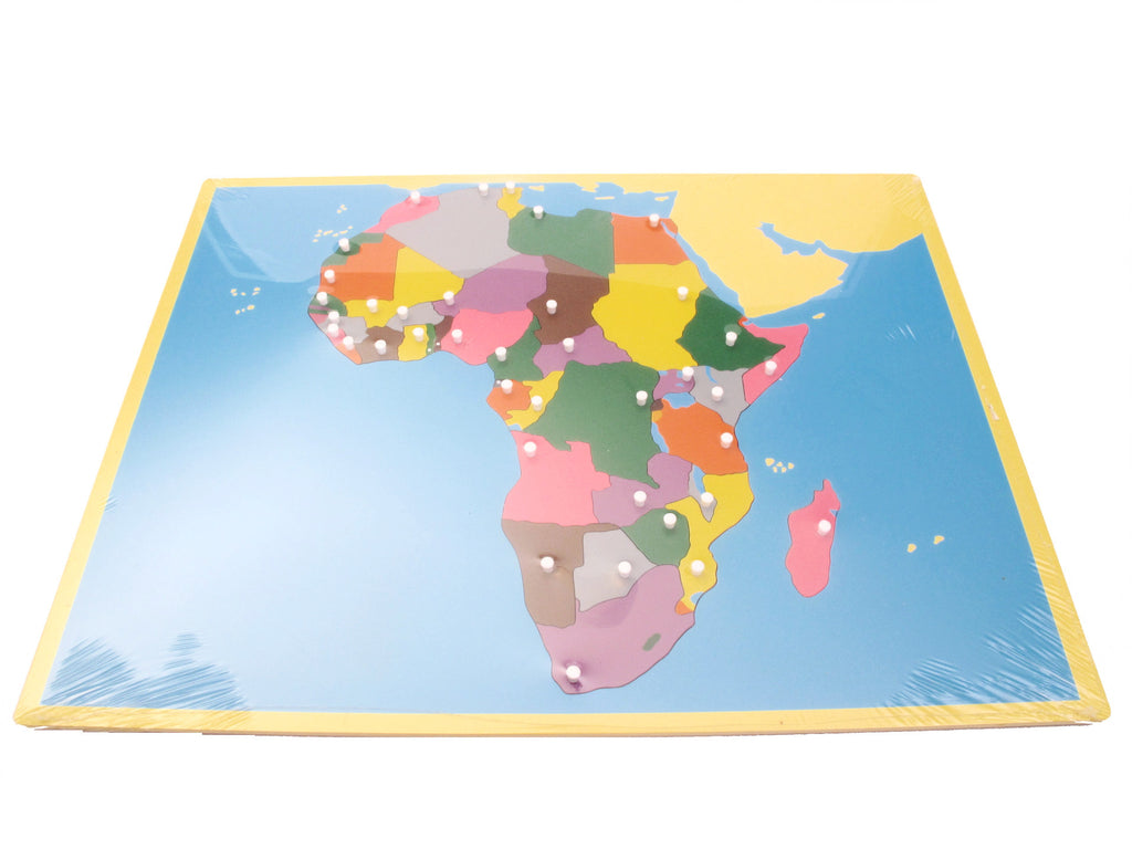 PinkMontesori Africa Puzzle Map - Pink Montessori Montessori Material for sale @ pinkmontessori.com