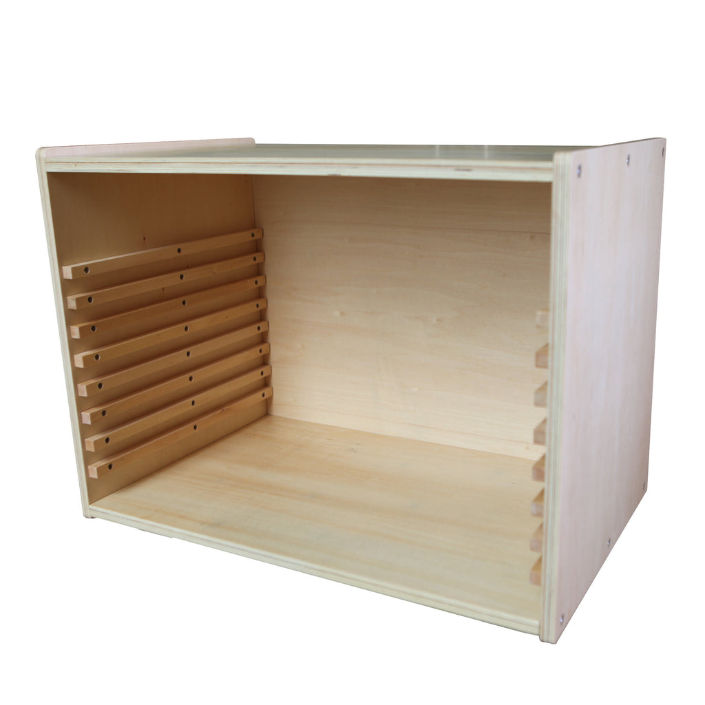 PinkMontesori Cabinet for Puzzle Maps for 8 Maps - Pink Montessori Montessori Material for sale @ pinkmontessori.com