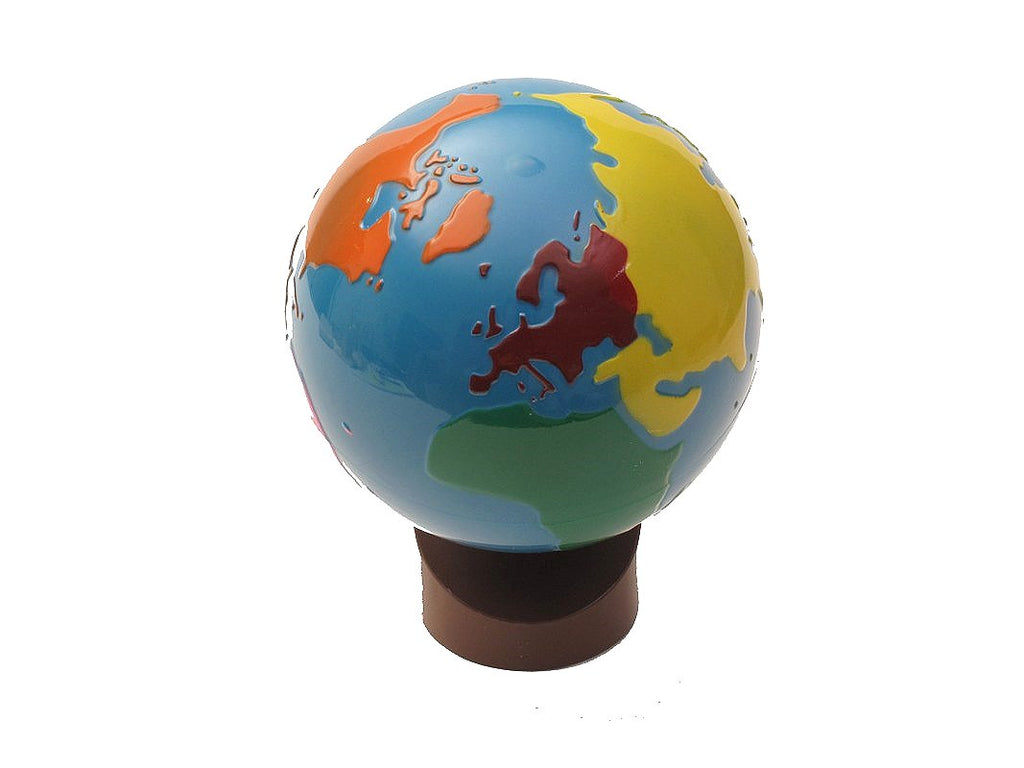 Globe of World Parts - The Colored Globe