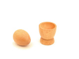 PinkMontesori Natural Baby Toy - 3 D Fitting Exercise - Egg with Cup - Pink Montessori Montessori Material for sale @ pinkmontessori.com - 2