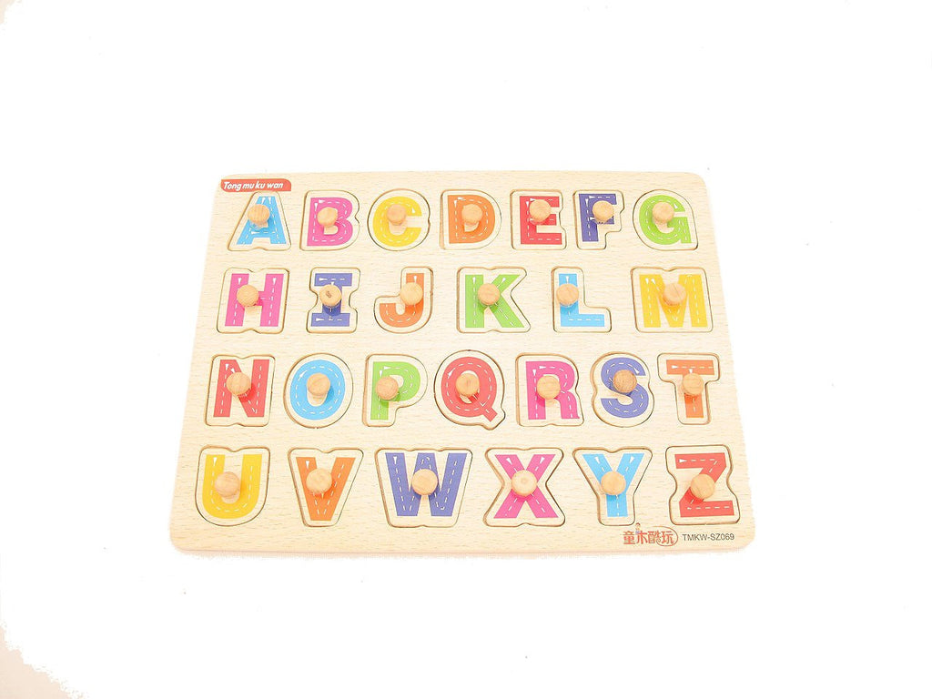 Alphabet Peg Board