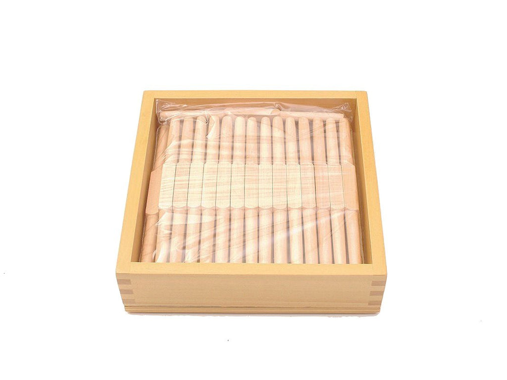 PinkMontesori 45 Spindles in a Box - Pink Montessori Montessori Material for sale @ pinkmontessori.com - 1