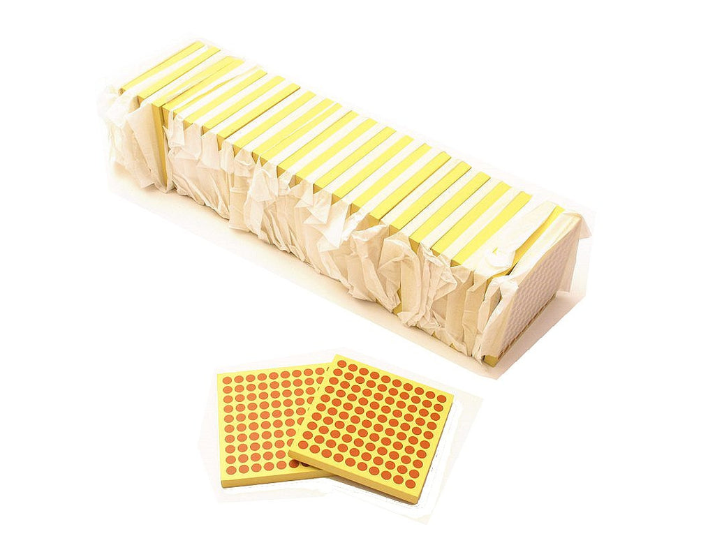 PinkMontesori 45 Wooden Hundred Squares - Pink Montessori Montessori Material for sale @ pinkmontessori.com - 1