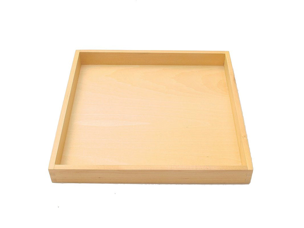 PinkMontesori Tray for 9 Wooden Thousand Cubes - Pink Montessori Montessori Material for sale @ pinkmontessori.com