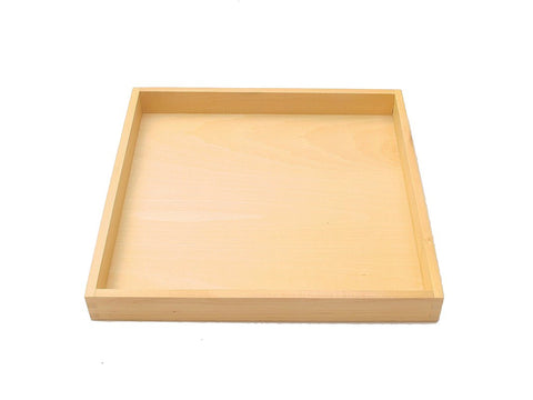 PinkMontesori Tray for 9 Wooden Thousand Cubes - Pink Montessori Montessori Material for sale @ pinkmontessori.com