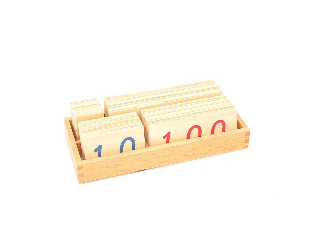 Large Wooden Number Cards 1-9000