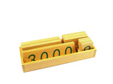 PinkMontesori Small Wooden Number Cards 1-3000 - Pink Montessori Montessori Material for sale @ pinkmontessori.com - 2