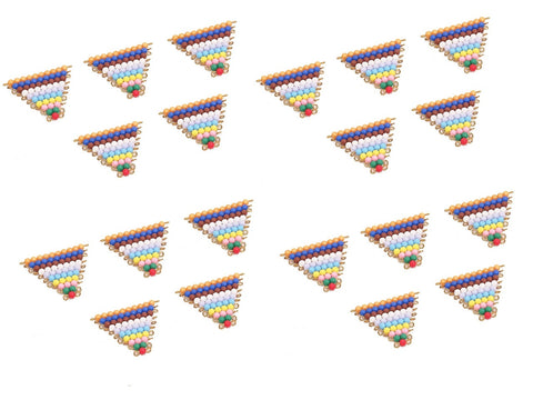 20 Sets of Colored Bead Stairs 1-10