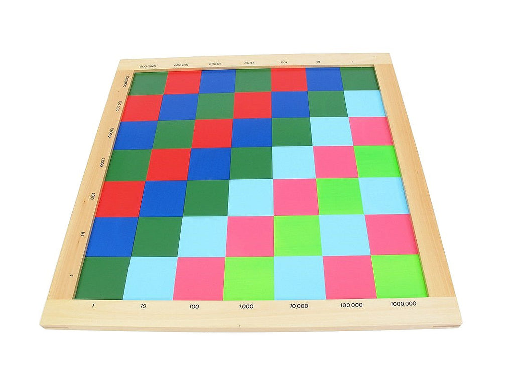 PinkMontesori Square Checker Board - Pink Montessori Montessori Material for sale @ pinkmontessori.com