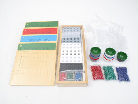 PinkMontesori Long Division - Division of Racks and Tubes - Pink Montessori Montessori Material for sale @ pinkmontessori.com