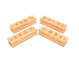 PinkMontesori Family Set - Mini Knobbed Cylinders - Pink Montessori Montessori Material for sale @ pinkmontessori.com - 4