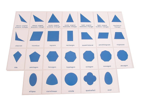 PinkMontesori Nomenclature Cards for Geometric Cabinet - Pink Montessori Montessori Material for sale @ pinkmontessori.com - 1