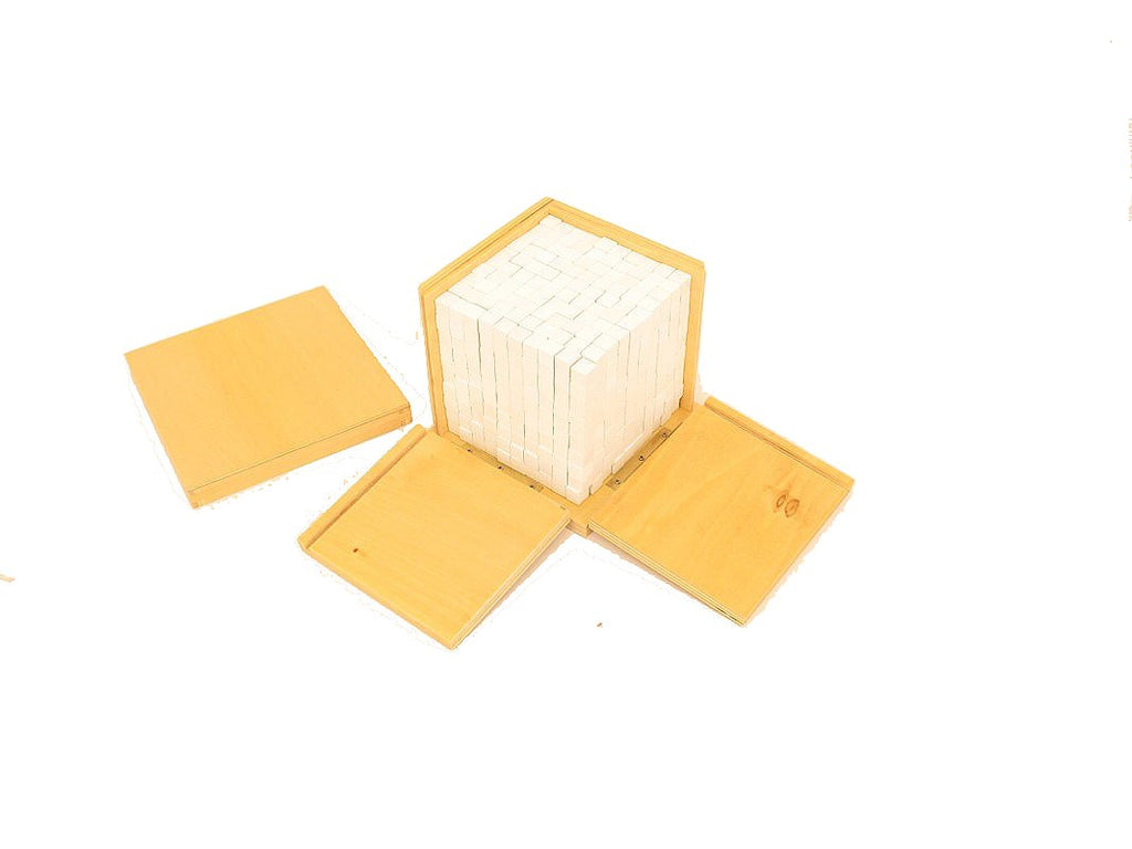 PinkMontesori Volume Box With 1000 Cubes - Pink Montessori Montessori Material for sale @ pinkmontessori.com