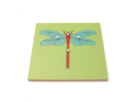PinkMontesori Dragonfly Puzzle - Pink Montessori Montessori Material for sale @ pinkmontessori.com - 1