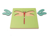 PinkMontesori Dragonfly Puzzle - Pink Montessori Montessori Material for sale @ pinkmontessori.com - 2