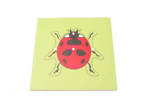 PinkMontesori Ladybug Puzzle - Pink Montessori Montessori Material for sale @ pinkmontessori.com - 1