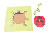 PinkMontesori Ladybug Puzzle - Pink Montessori Montessori Material for sale @ pinkmontessori.com - 2
